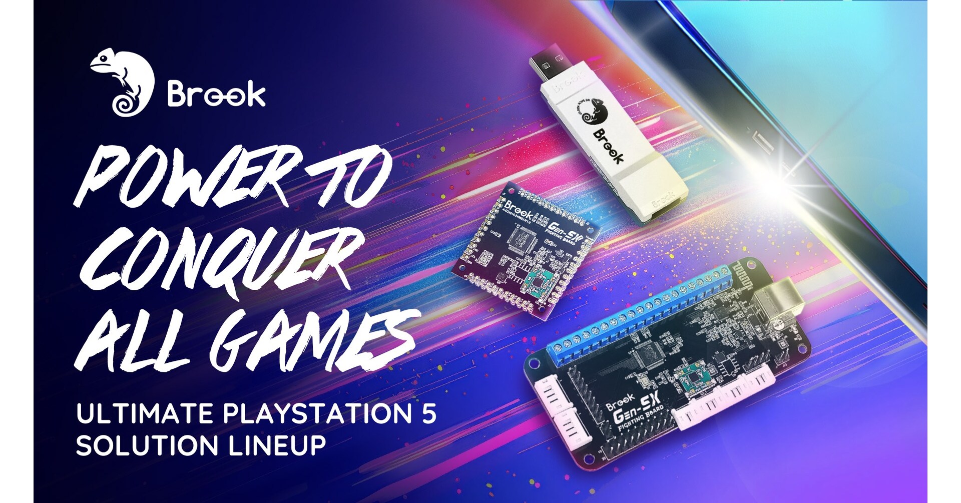 Brook Gaming Launches PS5 Accessories: Wingman FGC 2 Converter & Gen-5X Series Boards