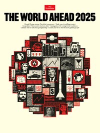 The Economist "World Ahead" 2025 cover