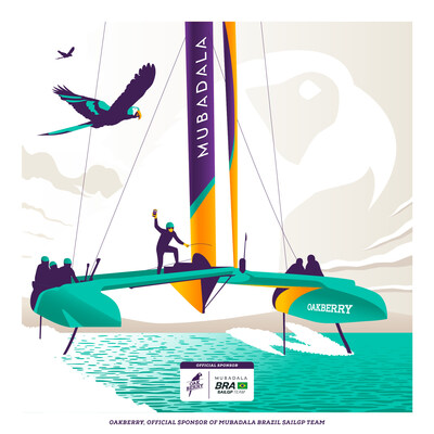 OAKBERRY brings açaí to the high seas through a new partnership with Mubadala Brazil SailGP Team.