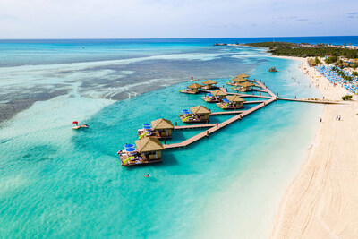 Vacationers visiting Coco Beach Club on Royal Caribbean's Perfect Day at CocoCay can soak up endless ocean views at this beachside escape filled with ways to lounge for every type of traveler. The exclusive beach club touts the first overwater cabanas in The Bahamas, a dedicated restaurant with upscale dining, an oceanfront infinity pool and beach cabanas with seaside views.