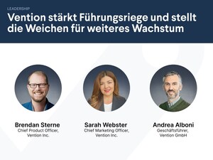 Vention stärkt das Führungsteam nach einem Rekordwachstum