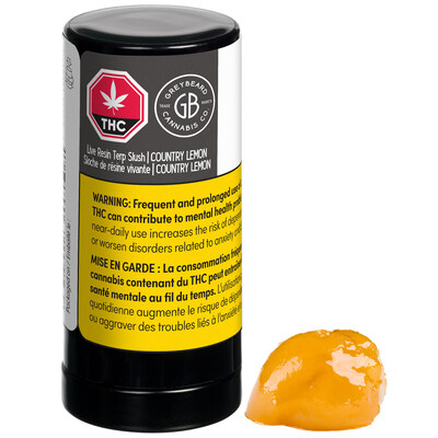 Greybeard Country Lemon Terp Slush (CNW Group/Aurora Cannabis Inc.)