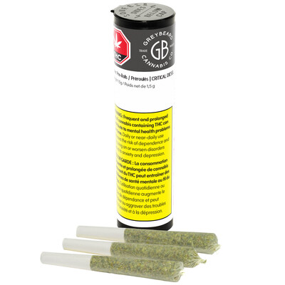 Greybeard Critical Diesel Pre Rolls (CNW Group/Aurora Cannabis Inc.)