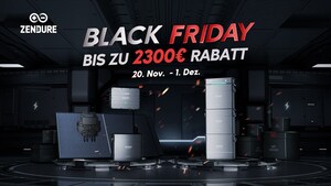 Zendure startet seinen größten Black Friday Sale mit exklusiven Solarenergie-Angeboten