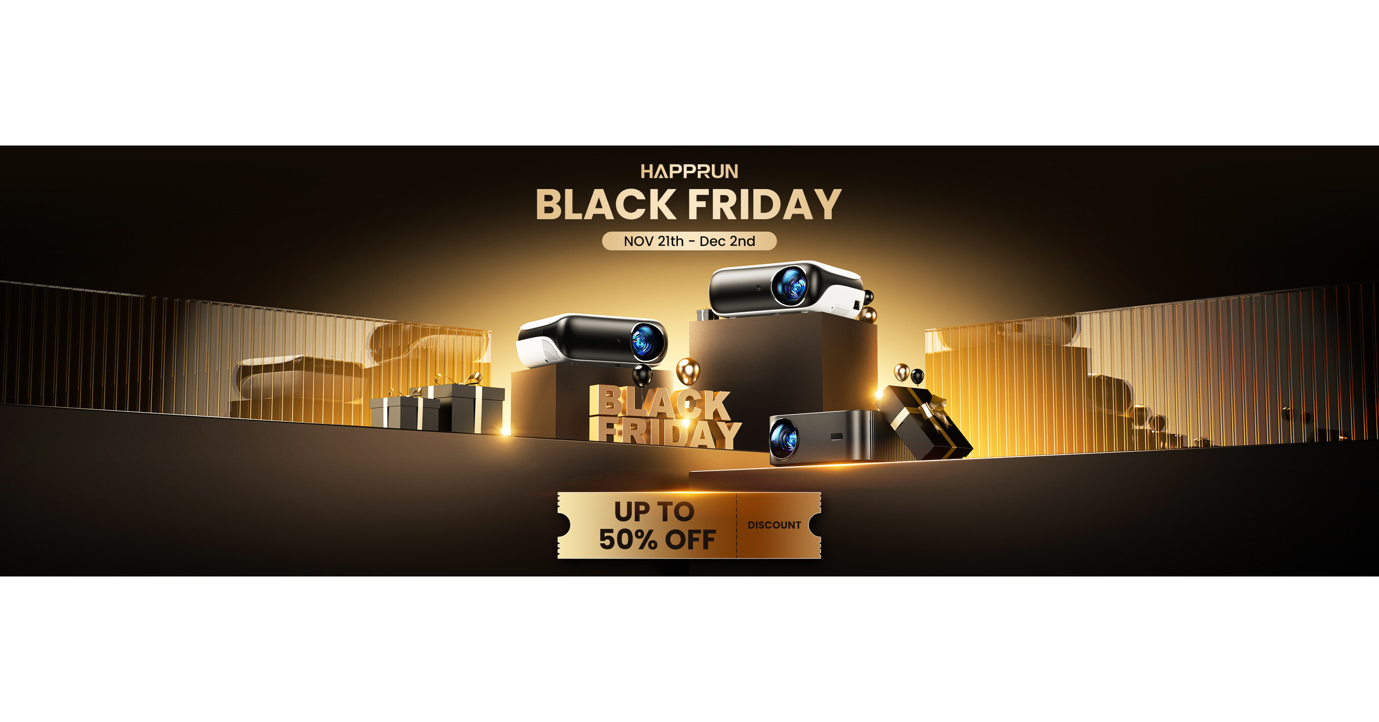 Unmissable Black Friday Deals on HAPPRUN Projectors