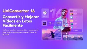 Wondershare UniConverter V16 mejora la producción de vídeo con funciones avanzadas de IA