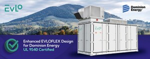 EVLO TO PROVIDE DOMINION ENERGY WITH SAFETY ENHANCED ENERGY STORAGE SYSTEMS