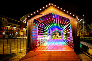 Celebright Twinkle Tunnel Lights Up the Ottawa Christmas Market