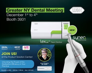 W&H Unveils Exciting New Innovations at the 100th Annual Greater NY Dental Meeting in NYC