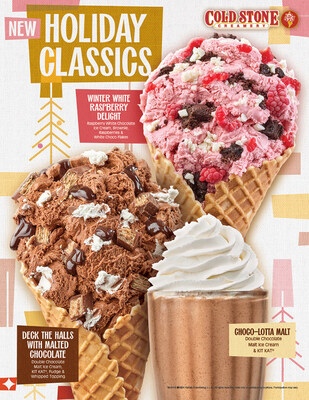 Cold Stone Creamery Introduces Cozy Holiday Flavors to Sweeten the Season