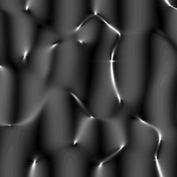 Internal stress field of diamond semiconductor 20 microns