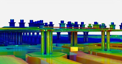 Ansys HFSS-IC simulation of 3D-IC electric fields