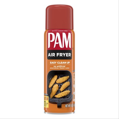 PAM has introduced a new cooking spray specifically designed for one of America’s most-popular kitchen appliances – the air fryer. With a 450-degree smoke point – higher than a traditional cooking spray - PAM Air Fryer Spray is formulated to withstand the high temperatures used in air frying, and reduce residue and build-up on the wire basket or tray.