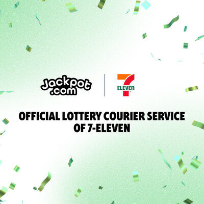 Jackpot.com is now the official lottery courier service of 7-Eleven, Inc.
