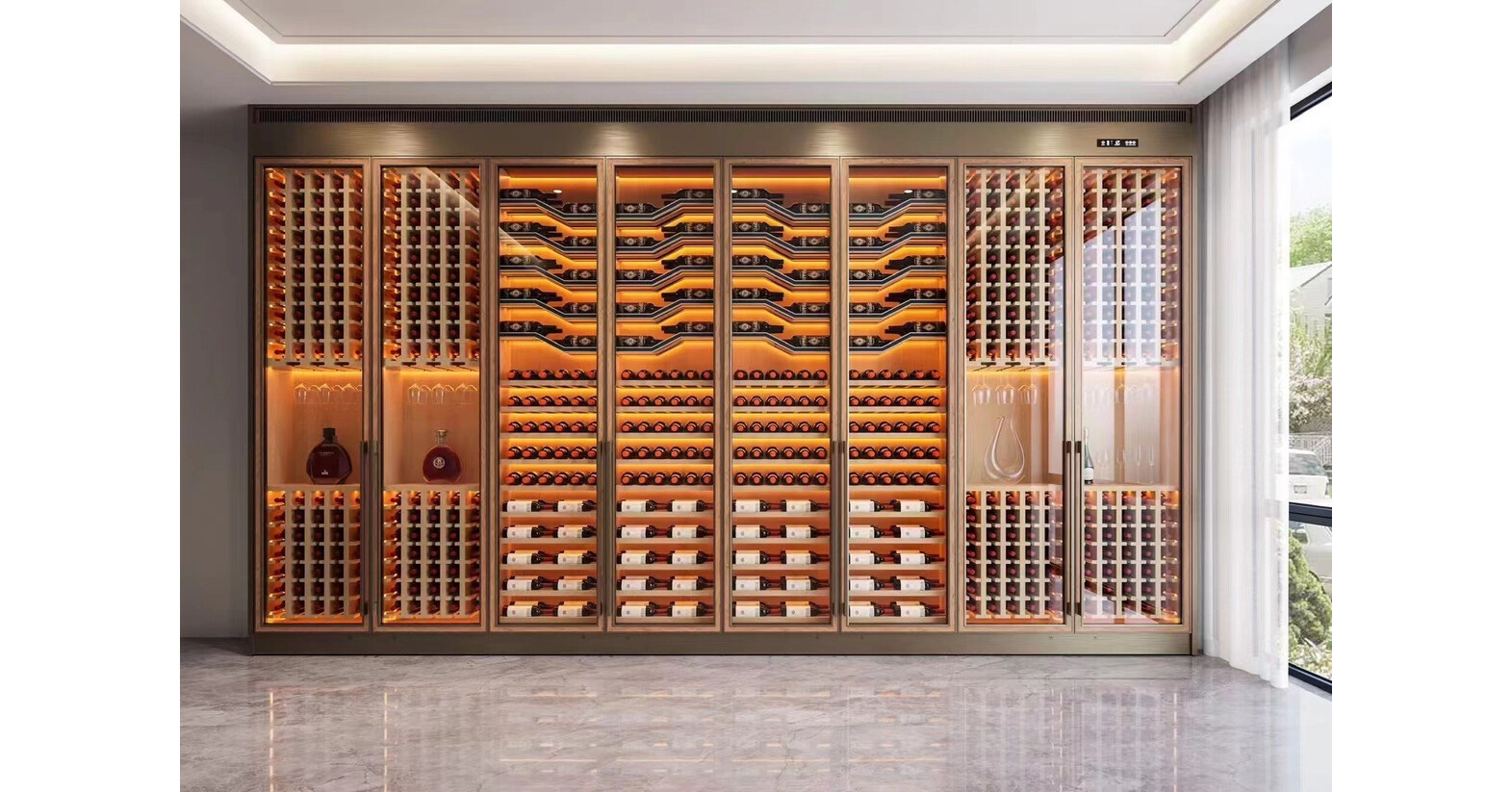 Photo inspiration: Fresh Look at Heritage Vine Launches Innovative Custom Wine Cabinets For Luxury