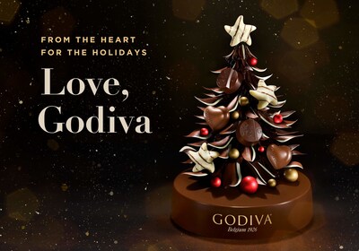 From the heart, for the holidays. Love, GODIVA.