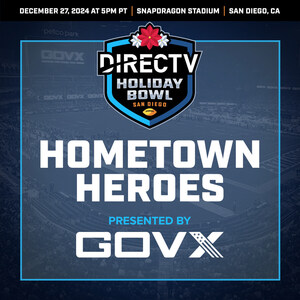 GOVX and Sports San Diego announce return of Hometown Heroes initiative at DIRECTV Holiday Bowl