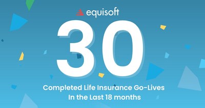 Equisoft Completes 30 Major Life Insurance Go-Lives in the Last 18 Months (CNW Group/Equisoft Inc.)