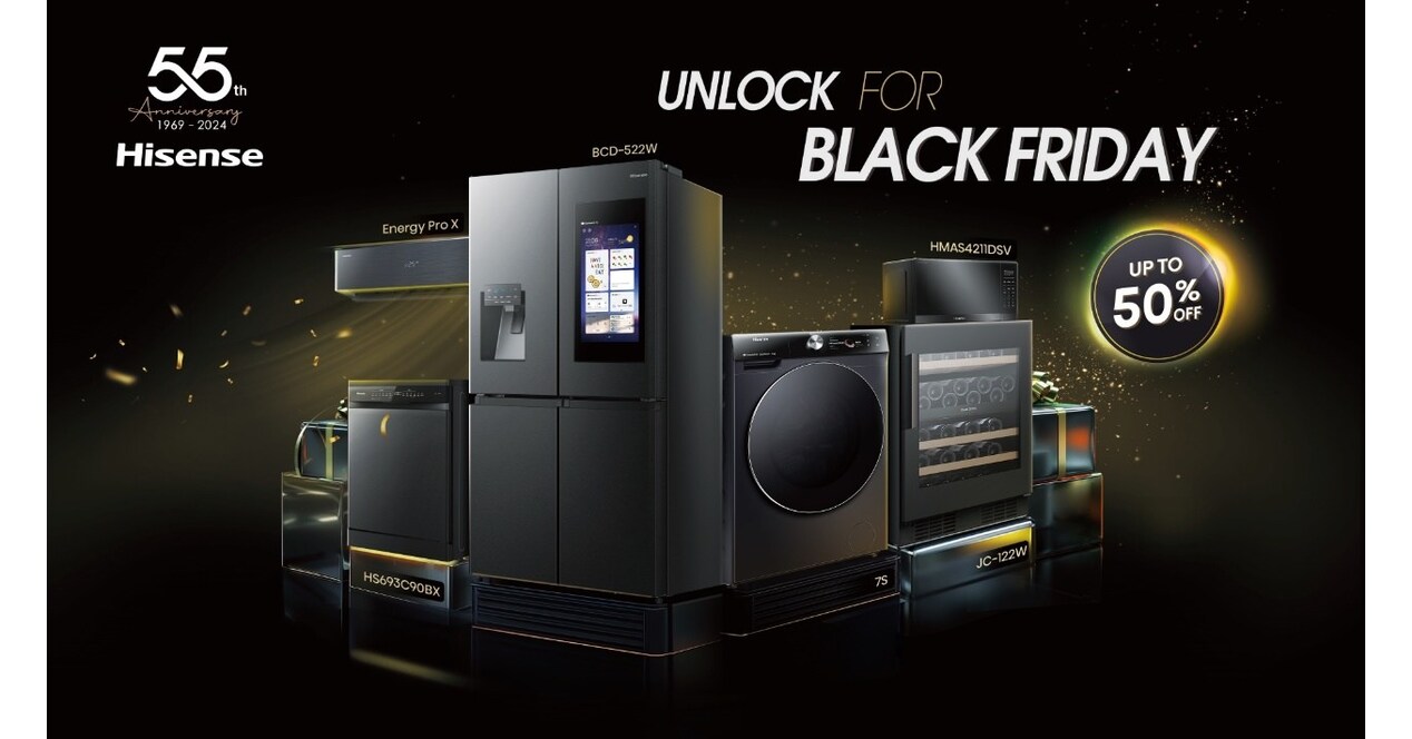 Hisense Announced the Best Smart Home Offers with the "UNLOCK FOR BLACK FRIDAY" Campaign