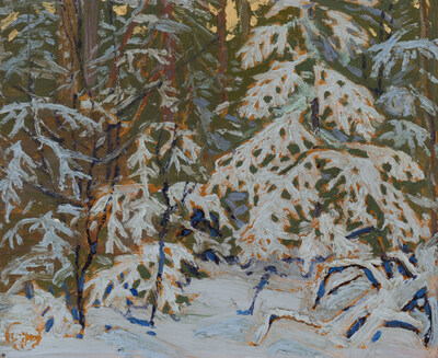 Two masterpieces by Tom Thomson from the Collection of Torben V. Kristiansen surpassed $2 million at Heffel’s fall 2024 live auction, including Winter Morning which sold for $2,281,250. (CNW Group/Heffel Fine Art Auction House)