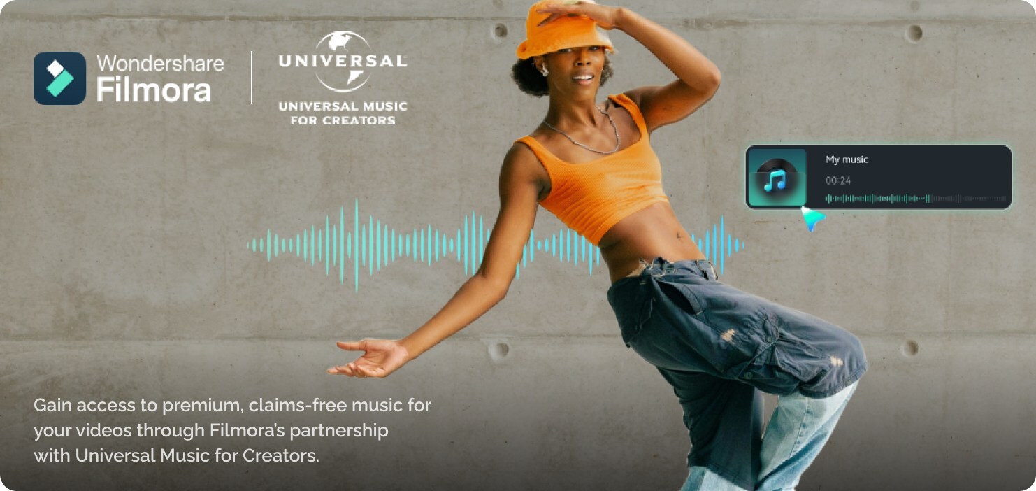 Wondershare Filmora, Universal Music for Creators Team to Empower Video Editors with World-Class Recordings