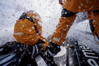 Helly Hansen is teaming up with The Ocean Race in a long-term partnership to provide performance driven apparel. Photo Credit: Charles Drapeau / GUYOT environnement - Team Europe / The Ocean Race