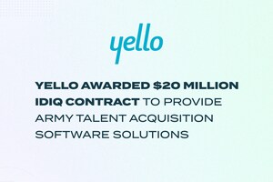 Yello Awarded $20 Million IDIQ Contract to Provide Army Talent Acquisition Software Solutions