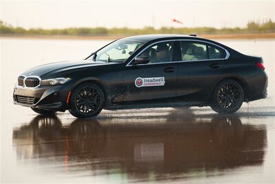 Drivers experience wet tire testing at Treadwell Research Park