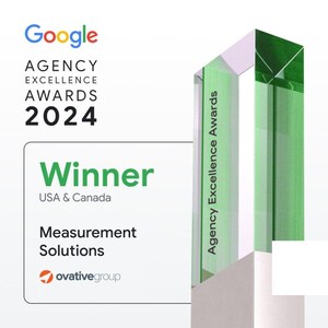 Ovative Wins 2024 Google Agency Excellence Award for Measurement Solutions