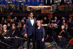 Broadway Star Michael Maliakel and Beloved British Actress Lesley Nicol Inspire in "Joy: Christmas with The Tabernacle Choir"