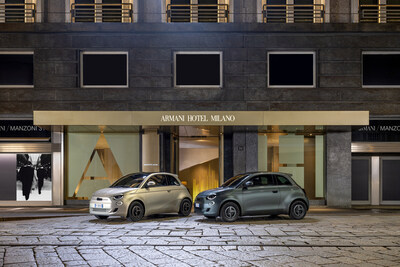 The 2025 Fiat 500e Giorgio Armani Collector’s Edition, adorned with design elements exclusively crafted for this special series, will be available in the first quarter of 2025