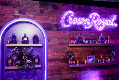 Crown Royal hosts “The Crown Lounge” backstage at 58th Annual CMA Awards.