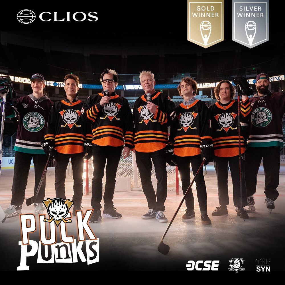 Anaheim Ducks and OCSE Celebrate Clio Sports Awards Wins Recognizing Innovative Fan Experiences and Merchandise