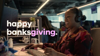 Ally Bank, Member FDIC, is bringing back “Banksgiving,” a celebration of the thanks we have for our customers, delivered by one of our most important assets – our customer care specialists.