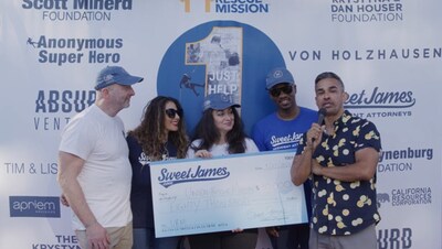 Sweet James Founding Partner Steve Mehr donates a 100,000 Meals to Union Rescue Mission