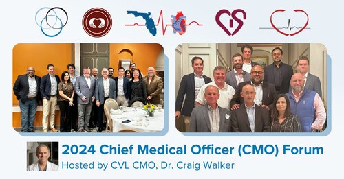 Participants at Cardiovascular Logistics' inaugural Chief Medical Officer (CMO) Forum