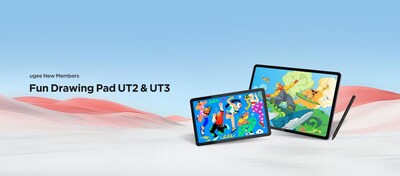 ugee Fun Drawing Pad UT2&UT3を発表：楽しさを触れるものに、そして