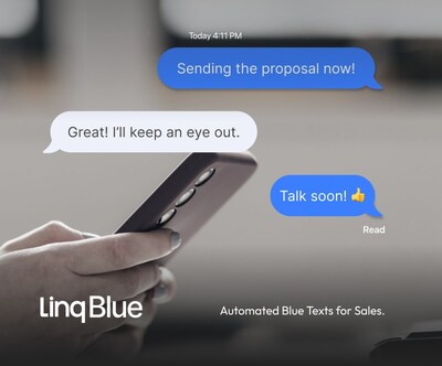 Lina Blue enable businesses to conduct customer outreach via iMessage without requiring an iPhone