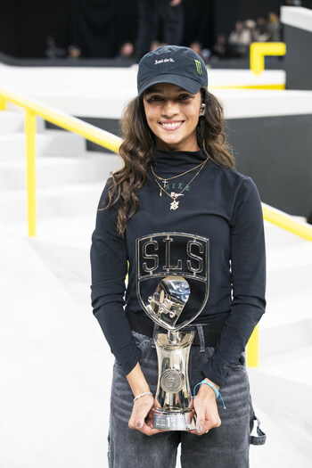 Monster Energy's Rayssa Leal Claims First Place in Women’s Skateboard Street at Street League Skateboarding Tokyo 2024