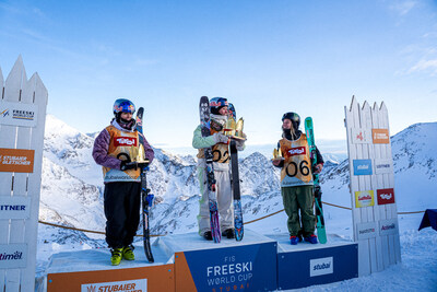 Monster Energy's Sarah Hoefflin Takes Third Place at the Stubai FIS Freeski Slopestyle World Cup in Austria