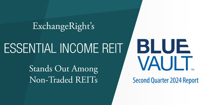 ExchangeRight’s Essential Income REIT Stands Out Among Non-Traded REITs According to Blue Vault Report