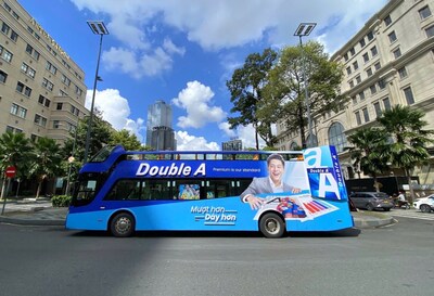 The double-decker bus roadshow is a recently favored OOH advertising service of international brands