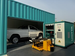 UOTTA Universal Battery Swap Station" Officially Launched