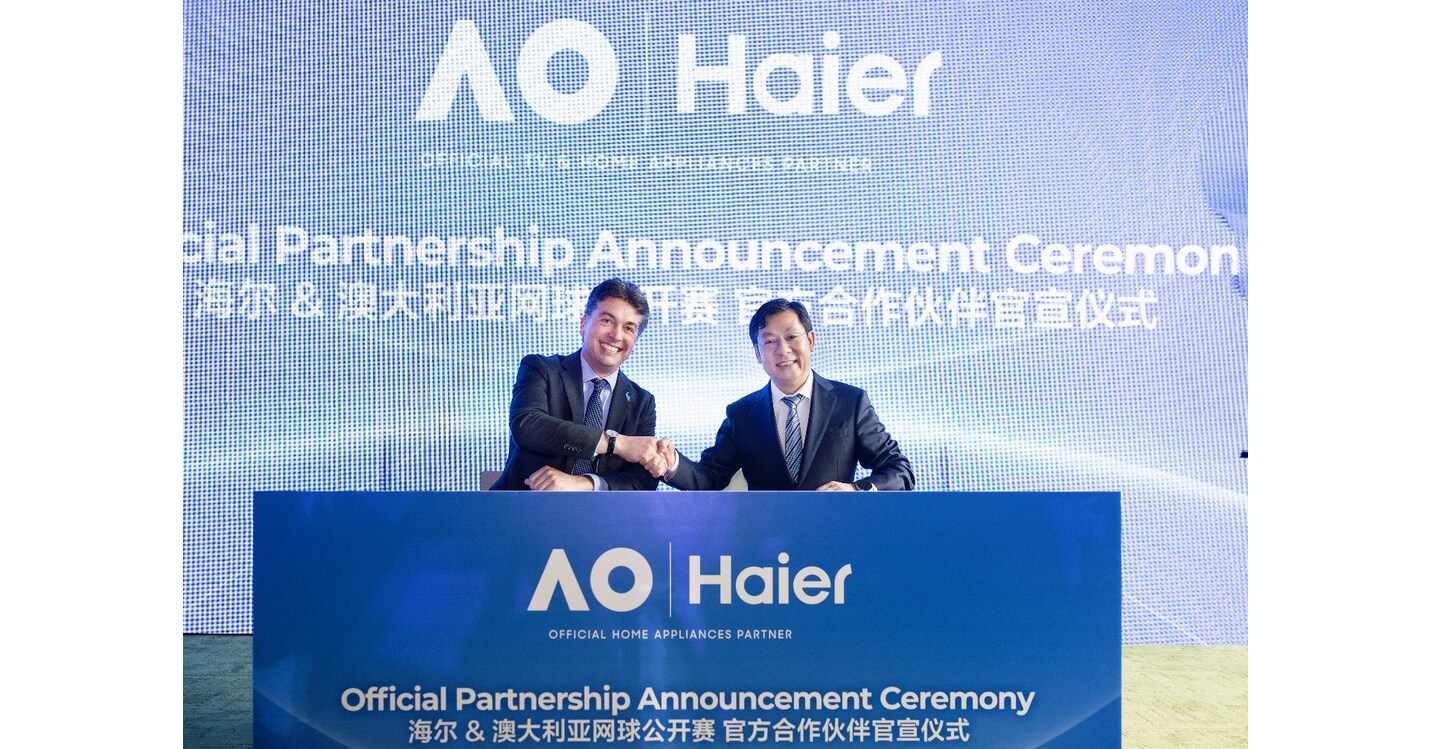 Haier Named Official Partner of the Australian Open for 2025-2027