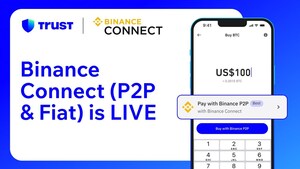 Trust Wallet Integrates Binance Connect to Supercharge Fiat-to-Crypto Transactions, Expanding Access for Millions