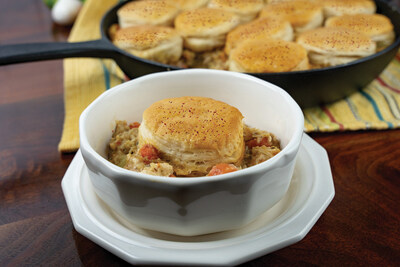 Leftover Holiday Biscuit Pot Pie