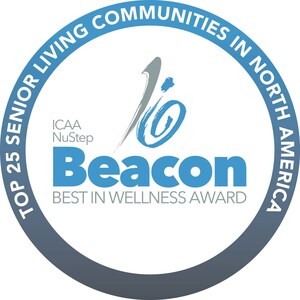 ICAA and NuStep honor North America's top senior living communities and visionary leaders with "Best in Wellness" award