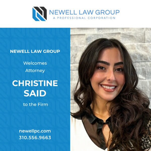 Newell Law Group is pleased to announce that Attorney Christine Said has joined the firm