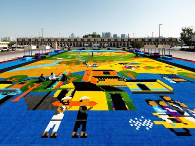 PAAD Biennial 24 Christopher Joshua Benton – Where Lies My Carpet Is Thy Home, Public Art Abu Dhabi Biennial 2024 – 2025, © Lance Gerber