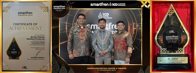 6D Technologies honored as the 'Best of IT Service Excellent Gold Partner of the Year' at the Smartfren Awards 2024